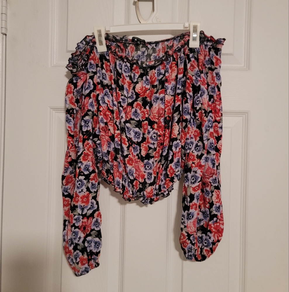 Dynamite Off Shoulder Floral Top
